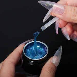 KNC <span class=keywords><strong>Via</strong></span> <span class=keywords><strong>Lattea</strong></span> 12 colori Private Label UV Gel Builder gratuito Logo personalizzato OEM estensione per unghie costruttore di Gel per unghie - Product Image 5