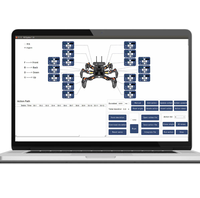 Le robot araignée bionique à six pattes est compatible avec la programmation et est un robot araignée open-source