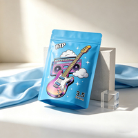 Sachet Doypack Personnalisé Imprimé, Imperméable, Qualité Alimentaire, Refermable avec Fermeture Éclair, Emballage Jetable pour Noix, Snacks et Aliments Secs