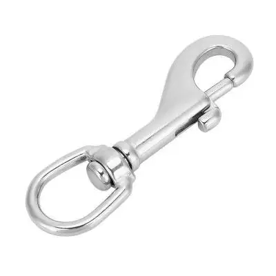 Chất Lượng Cao Cấp 316 Thép Không Gỉ Xoay Mắt Snap Hooks/Xoay Bolt Snap Hook Carabiner Cho Chó Dây Xích