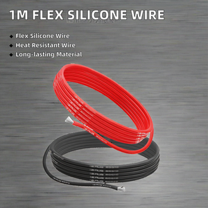 Cable Electrónico Flexible de Silicona de 1 Metro, 22AWG, Cobre Estañado, 600V, IP20, -60C~+200C, para Calefacción y Motores de Aviones - Product Image 2