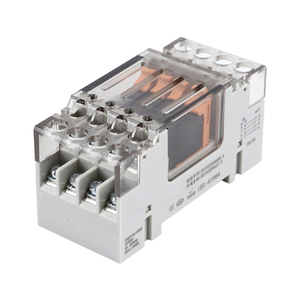 ABILKEEN relais <span class=keywords><strong>à</strong></span> usage général 4 pôles 24VDC 6A module de relais LED bouton de test relais et <span class=keywords><strong>base</strong></span> - Product Image 5