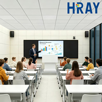 Pizarra Inteligente HRAY de 86 Pulgadas, Android 13, 32 GB de Almacenamiento, 1.07 Billones de Colores, Panel de 10 bits, Pantalla Digital, Personalización OEM y ODM de Fábrica