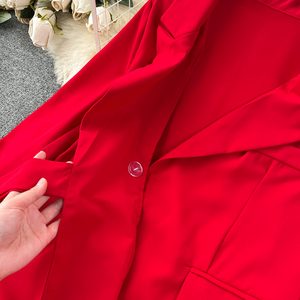 Traje <span class=keywords><strong>de</strong></span> dos piezas <span class=keywords><strong>para</strong></span> <span class=keywords><strong>fiesta</strong></span> <span class=keywords><strong>de</strong></span> oficina <span class=keywords><strong>para</strong></span> <span class=keywords><strong>mujer</strong></span> <span class=keywords><strong>con</strong></span> cordones y pantalones ajustados Traje <span class=keywords><strong>de</strong></span> <span class=keywords><strong>mujer</strong></span> - Product Image 6