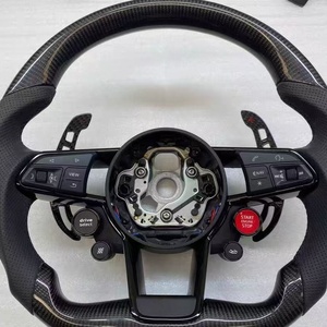 Volant en Fibre de Carbone pour <span class=keywords><strong>Audi</strong></span> A4 B8 B9 B6 B8 A6 C7 C6 C8 A3 A5 A7 Q5 Q7 Q3 R8 S4 Volant Personnalisé de Haute Qualité - Product Image 4