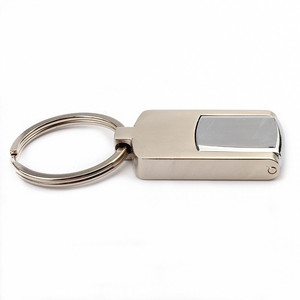 Tốt nhất kinh điển lật Kim Loại Xoay USB Flash Drive mát mini Twist ngón tay cái Drive với Keychain - Product Image 1