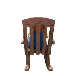 تمثال أرنب هزاز من الراتنج، زينة لعيد الفصح، ديكور للمنزل والحديقة، منحوتة للمكتب، هدية للعطلات - Product Image 6