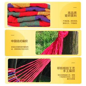 Hamac en toile d'extérieur Fiery Fox 0,8 m pour une personne, équipement de camping durable, chaise suspendue colorée - Product Image 3