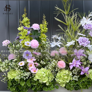 Decoración Navideña y <span class=keywords><strong>de</strong></span> Año Nuevo Hecha a Mano con Simulación <span class=keywords><strong>de</strong></span> Bambú Verde, Hierba <span class=keywords><strong>de</strong></span> Pico, Rosas <span class=keywords><strong>de</strong></span> Seda y Serie Bosque - Product Image 4