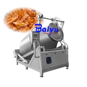 Baiyu Hoge Kwaliteit Hydraulische Tumbler Vacuüm Vlees Marinator Voor Hoge Efficiëntie Marineren Vlees Verwerking