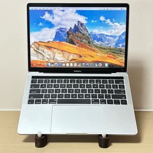 Support pour <span class=keywords><strong>tablette</strong></span> portable pliable et portable, étagère en bois massif pour dissipateur thermique surélevé - Product Image 5