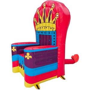 บัลลังก์เป่าลมสูง 2 เมตร พร้อมเครื่องเป่าลม, เก้าอี้บัลลังก์เป่าลมสำหรับกษัตริย์หรือราชินี, เก้าอี้บัลลังก์เป่าลม - Product Image 5