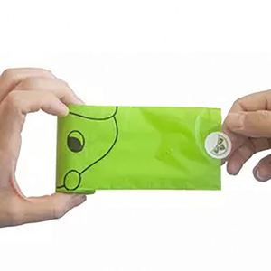 Custom Flexography <b>Compostable</b> PLA Plastic Dog Waste Poo <b>Bag</b> Portable Biodegradable PBAT Cornstarch Dog Poop <b>Bags</b> - Product Image 3
