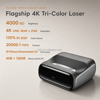 JMGO O3 Ultra 4K Laser Tiga Warna dengan Ultra-Short Throw 0.177:1, 4000 ISO LM, HDR, WiFi 6, EARC dengan Menu Bahasa Inggris