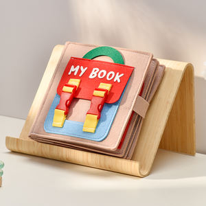<span class=keywords><strong>Meilleur</strong></span> cadeau livre en tissu froissé multisensoriel pour les nourrissons nouveau-né bébé jouet d'éducation précoce différentes textures livre doux - Product Image 6