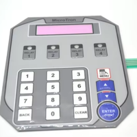 Keypad Keyboard Matrix Ffc Pcb Tahan Air Lapisan Grafis Poliester PET Strip Kontak Permukaan Terpasang Peralatan Telekomunikasi Membran