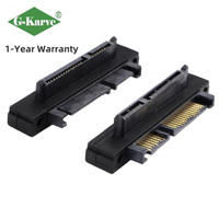 Adaptador SATA SATA22P Macho a Hembra de 90 Grados con Orificio para Montaje, Aislamiento de ABS y PVC, Conductor de Cobre para Uso Electrónico