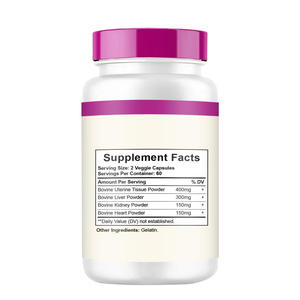 Complément alimentaire OEM à base d'organes de bœuf pour femmes : Foie, Reins, Cœur et Tissus utérins pour soutenir l'énergie et la santé globales des femmes - Product Image 4