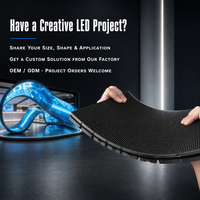 Écran LED flexible d'intérieur P3.91, panneau LED incurvé souple pour location de scène et publicité