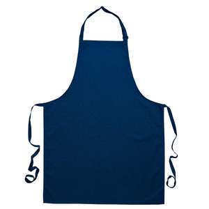 PORTWEST - S840NAR Delantal de babero azul marino de polialgodón-EAN 5036108021147 CHEFS AND FOOD INDUSTRY WORKWEAR - Product Image 2