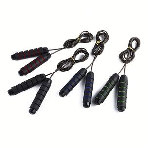 Yiwu 2,7 m PVC saltar <span class=keywords><strong>cuerda</strong></span> <span class=keywords><strong>de</strong></span> Yoga con asas <span class=keywords><strong>de</strong></span> espuma <span class=keywords><strong>de</strong></span> alambre <span class=keywords><strong>de</strong></span> acero pesado ajustable Fitness saltar <span class=keywords><strong>cuerda</strong></span> gimnasio en casa uso envío gratis - Product Image 1