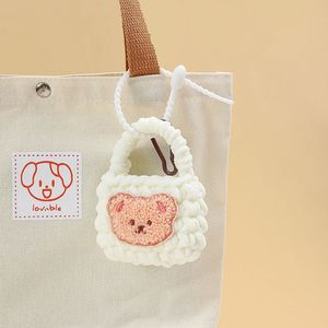 Handmade Crochet Knit Woolen Bag Cute Animal Toys Earphone Case &amp; Airpods <strong>Headphones</strong> Novelty Gifts Made From Cotton - Product Image 3