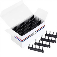 Boucles et pinces de remplacement pour extensions capillaires 6D de 2e génération, en plastique et métal, outils de pose d'extensions capillaires tendance et populaires