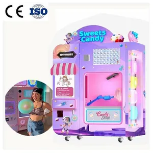 Commercial Electric 220v Magic Sweet Sugar Flower Cotton Candy Machine Low Price Cotton Candy Vending Machine Automatic