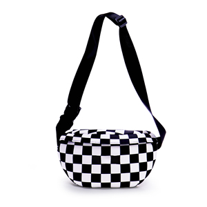 Custom Printed Neoprene Bum Bags Waterproof Crossbody Sling Purses for Women Men with Zipper Closure Custom Checkered Fanny Pack - Product Image 1