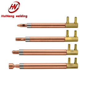 Neue 380V Punkts chweiß maschine mit wasser gekühltem Kupfer-Chrom-Zirkonium-Elektroden-Griffs tab Lila Kupfer kühlung - Product Image 1