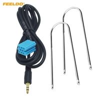 Adaptador de Cable de Entrada de Audio Estéreo de 3.5mm para Auto con Herramientas para VW Golf Passat B5 Bora Polo Blaupunkt
