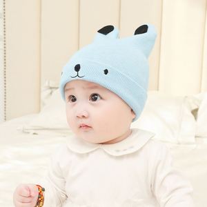 Vente en gros, nouveaux chapeaux d'hiver pour bébé, broderie oreilles de <span class=keywords><strong>chat</strong></span>, <span class=keywords><strong>bonnet</strong></span> <span class=keywords><strong>tricot</strong></span>é, chapeau pour enfants - Product Image 6