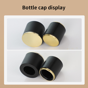 Diseño Especial, Botella de Perfume Vacía de Cristal Transparente de 30ml 50ml 80ml 100ml, Tapa con Borde Dorado Blanco/Negro, Serigrafía y Calcomanía - Product Image 6