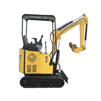 Mini Crawler Baru Murah dengan Ekskavator 1.7 T Elektrik Hidrolik dengan Roda dari Tiongkok untuk Konstruksi