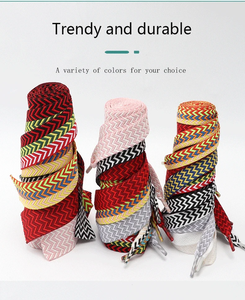 Cordones de Zapatos Yrunfeety Fashion Lanvin <span class=keywords><strong>Sb</strong></span> <span class=keywords><strong>Dunk</strong></span>, Cordones Planos de Lona con Patrón Tejido Colorido de 3 cm de Ancho para Zapatos AF1 - Product Image 5