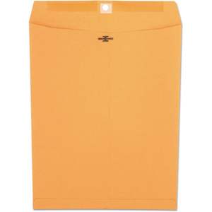 Universal 44907 Brown Kraft Clasp Envelope 10x13 32lb Paper Material for Invitations <b>Box</b> of 100 - Product Image 1