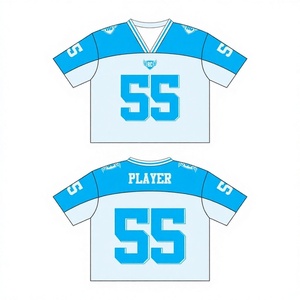 เสื้อรักบี้ฟุตบอลสีเหลืองทรงบ็อกซี่แบบสั่งทำขายส่ง ปักลายตาข่าย โพลีเอสเตอร์ 100% พิมพ์ลายแบบ Dye Sublimation ทั้งตัว - Product Image 1