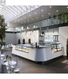 Barra de Bar Moderna Ecológica Hecha a Medida con Madera de Roble Ahumado y Piedra para Uso en Hoteles, Gimnasios y Casas de Campo - Product Image 5