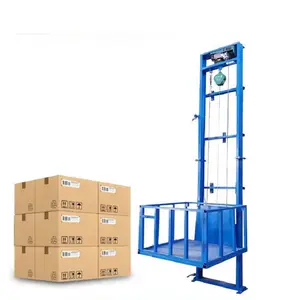 Hydraulic Goods Lift Table Hydraulic Vertical Wall Mounted Cargo Elevator Lift For Warehouse