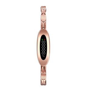 Bijoux intelligents à la mode, moniteur de fréquence cardiaque Android, podomètre, moniteur de sommeil, télécommande, réveil, acier inoxydable, étanche IP68, TFT - Product Image 3