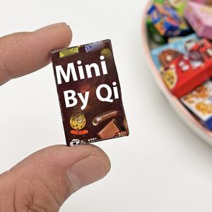 Miniature 3D Biscuit Box Blocs En Bois Accessoires pour Magasin Pratique Micro Paysage Nouveau Jeu En Gros Décoration Maison De Poupée - Product Image 3