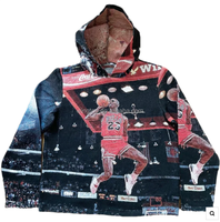 Personnalisable hommes surdimensionné tapisserie tissu col rond pull brodé support tissé pour printemps automne saison à la mode Anime
