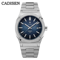 Montre mécanique de luxe automatique pour homme CADISEN C8200 2022, design allemand, acier inoxydable, étanche 10 bars