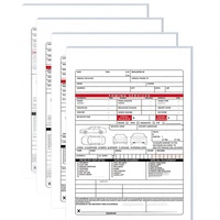 Carnet de formulaires autocopiants NCR 2 plis personnalisé pour service de remorquage, 200 jeux, pour factures de réparation automobile, ordres de travail, reçus et inspection de véhicule