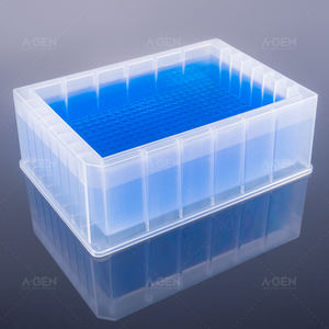 Consommable de laboratoire en polypropylène <span class=keywords><strong>SBS</strong></span> 8 cuvettes 12 canaux Réservoir de réactif jetable Réservoir de liquide - Product Image 3