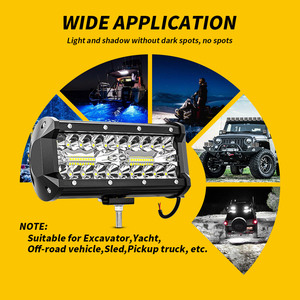 Barra de Luces LED para Automóvil DXZ, de Alta Potencia, Combinación de Haz Puntual e Inundado, de 4'', 7'', 9'', 12'' y 20'' Pulgadas, para Camioneta, Todoterreno, SUV, ATV, 4X4 - Product Image 4