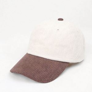 Wholesale 6 Panel Blank Gorras Unstructured Low Profile Dad Hat Custom Embroidery Logo <b>Plain</b> Corduroy Baseball <b>Cap</b> - Product Image 4