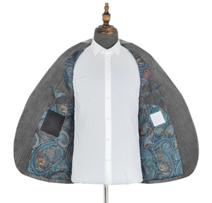 Costume <span class=keywords><strong>homme</strong></span> personnalisé du fabricant <span class=keywords><strong>gris</strong></span> foncé 35% <span class=keywords><strong>laine</strong></span> veste de costume d'affaires pour <span class=keywords><strong>homme</strong></span> <span class=keywords><strong>gris</strong></span> foncé costume <span class=keywords><strong>blazer</strong></span> pour <span class=keywords><strong>homme</strong></span> - Product Image 6