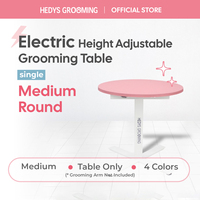 Table de toilettage pour chiens HEDYS GROOMING, réglable en hauteur, surface lisse antidérapante, acier et contreplaqué, 28,45 kg, 220 V KR