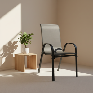 Chaise de salle à manger moderne en acier <span class=keywords><strong>BENNOS</strong></span> BNS-100008D, idéale pour l'extérieur, les parcs et l'ameublement domestique – Meilleure vente - Product Image 4